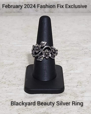 Blackyard Beauty - Fashion Fix Exclusive February 2024 - Silver Ring