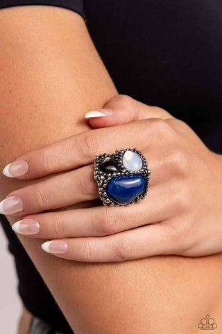 Natural Motley - Fashion Fix Exclusive April 2024 - Blue Ring