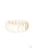 Nomadic Nature - White Bracelet