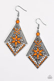 Stay Wild, Wildflower - Orange Earrings