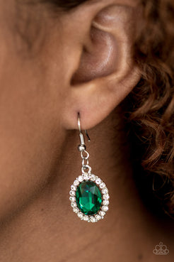 The Fame of the Game - Green Earrings