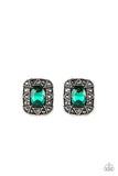 Young Money - Green Earrings