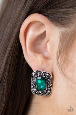 Young Money - Green Earrings