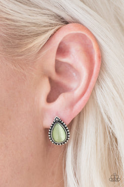 Wouldn't Gleam Of It - Green Earrings