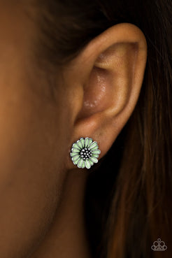 Whimsical Wisteria - Green Earrings