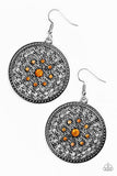 Catch A Chill - Orange Earrings