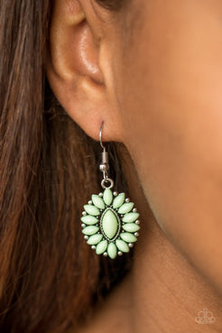 Spring Tea Parties - Green Earrings