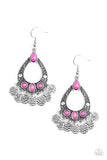 Island Escapade - Pink Earrings