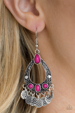 Island Escapade - Pink Earrings