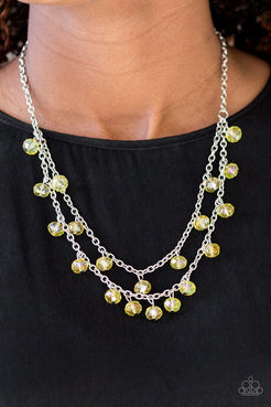 Super Supernova - Yellow Necklace
