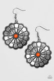 I'm No Wallflower - Orange Earrings