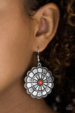 I'm No Wallflower - Orange Earrings