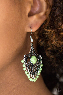 Stone Lagoon - Green Earrings