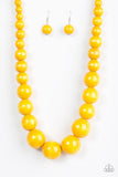 Effortlessly Everglades - Yellow Necklace
