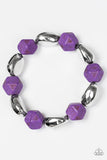 Rock Candy Canyons - Purple Bracelet