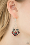 Cancun Can-Can - Red Earrings