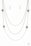Hibiscus Hideaway - Yellow Necklace