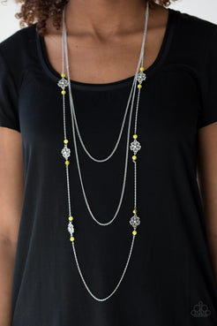 Hibiscus Hideaway - Yellow Necklace