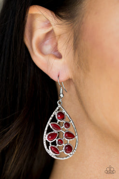 That Thing You Dew - Red Earrings