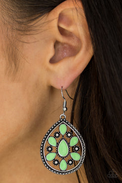 Spring Arrival - Green Earrings