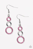 Bubble Bustle - Pink Earrings