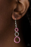 Bubble Bustle - Pink Earrings