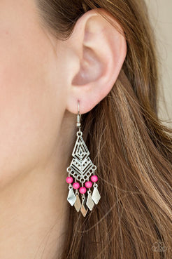 Island Import - Pink Earrings