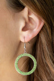 Bubbly Babe - Green Earrings