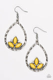 Lotus Laguna - Yellow Earrings