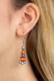 Push Your LUXE - Orange Earrings