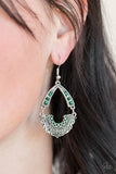 Royal Engagement - Green Earrings