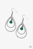 Reign On My Parade - Green Earrings