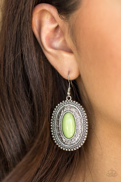 HAUTE Hacienda - Green Earrings