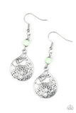 In Bloom - Green Earrings