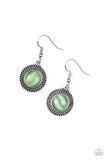 Time To Glow Up - Green Earrings