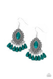 Private Villa - Green Earrings