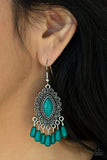 Private Villa - Green Earrings