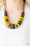 Pacific Paradise - Yellow Necklace