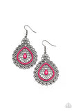 Carnival Courtesan - Pink Earrings