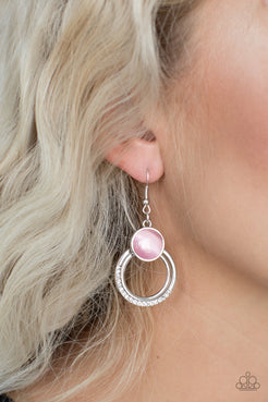 Dreamily Dreamland - Pink Earrings