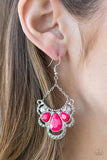 Caribbean Royalty - Pink Earrings