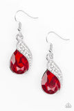 Easy Elegance - Red Earrings