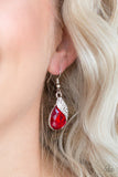 Easy Elegance - Red Earrings