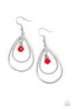 Reign On My Parade - Red Earrings