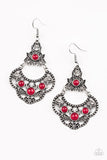 Garden State Glow - Red Earrings