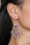 Garden State Glow - Red Earrings