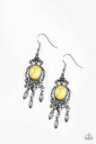 Enchantingly Environmentalist - Yellow Earrings