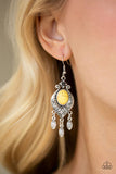 Enchantingly Environmentalist - Yellow Earrings