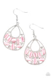 Just Dewing My Thing - Pink Earrings