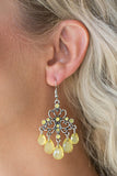 Dip It Glow - Yellow Earrings